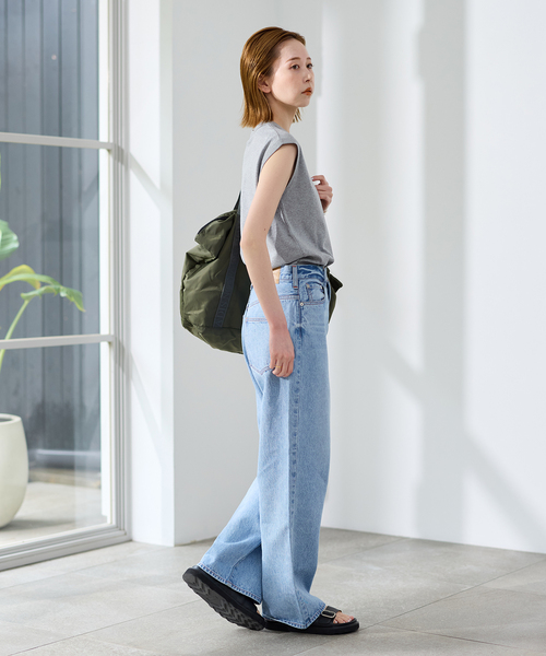 JOURNAL STANDARD(ジャーナルスタンダード)の「《追加》汗ジミ防止ナノシアスリーブレス(Tシャツ/カットソー・レディース・ホワイト/ブラック/グレー・FREE)」の13枚目の写真