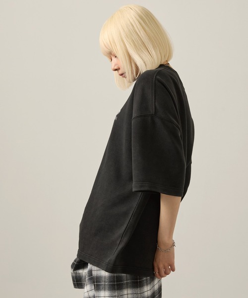 Stone  セットアップ Snap club】セットアップ ヴィンテージ加工 ラインストーンロゴ