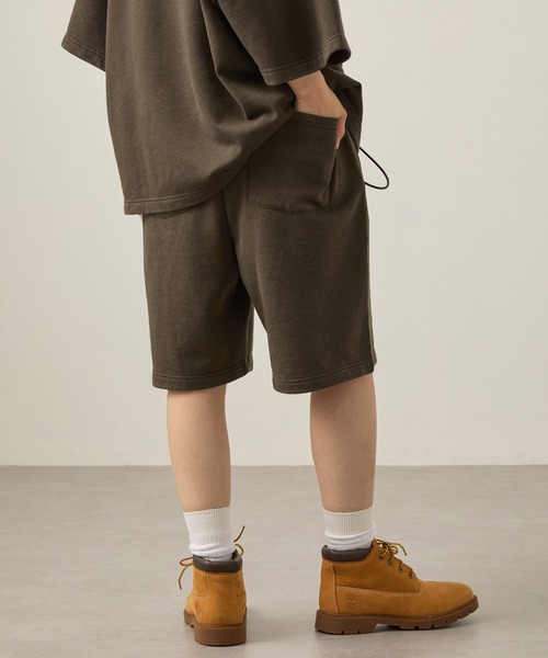 Snap club】セットアップ ヴィンテージ加工 ラインストーンロゴ