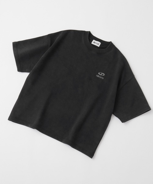 Snap club】セットアップ ヴィンテージ加工 ラインストーンロゴ