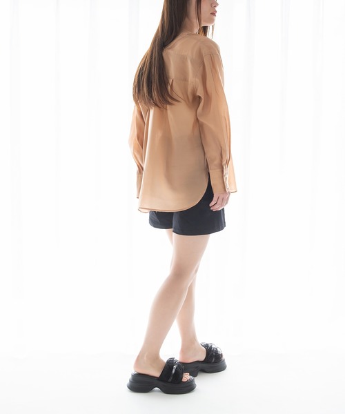 JELLY BEANS(ジェリービーンズ)の「シアーフリル厚底ミュールサンダル(210-53372)JELLY BEANS(ジェリービーンズ)(サンダル・レディース・ブラック/アイボリー/ラベンダー・S/M/L)」の19枚目の写真