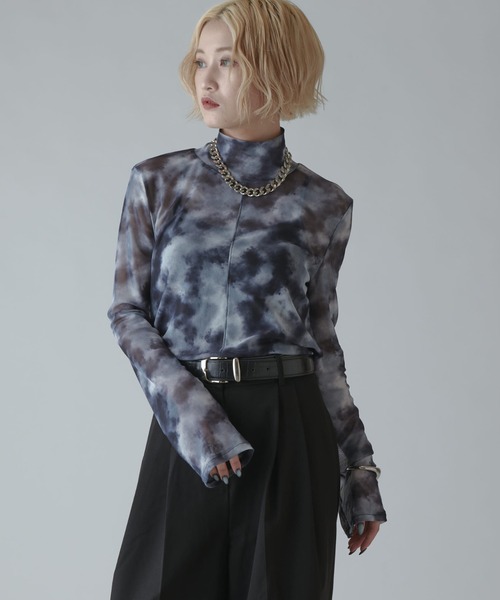 Lui's（ルイス）の「【mi-企画】シアートップス（Tシャツ/カットソー・レディース・グレー/ブラック・FREE）」の21枚目の写真