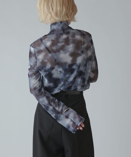 Lui's（ルイス）の「【mi-企画】シアートップス（Tシャツ/カットソー・レディース・グレー/ブラック・FREE）」の22枚目の写真