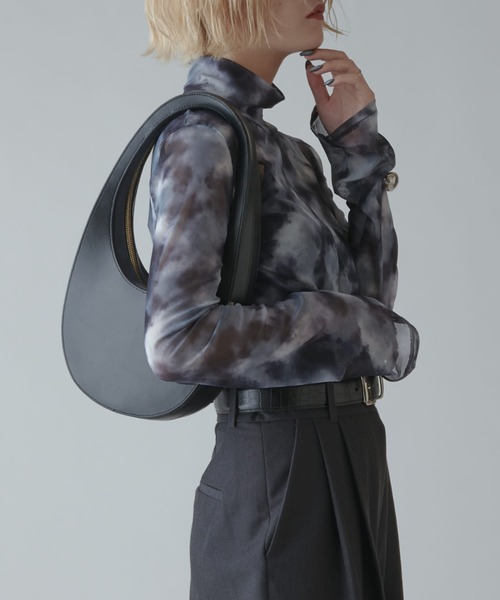 Lui's（ルイス）の「【mi-企画】シアートップス（Tシャツ/カットソー・レディース・グレー/ブラック・FREE）」の18枚目の写真