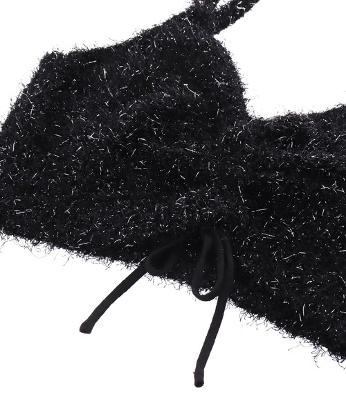 ANAP(アナップ)の「ラメニット ビスチェ(キャミソール・レディース・ピンク/ライトグレー/ブラック・FREE)」の7枚目の写真