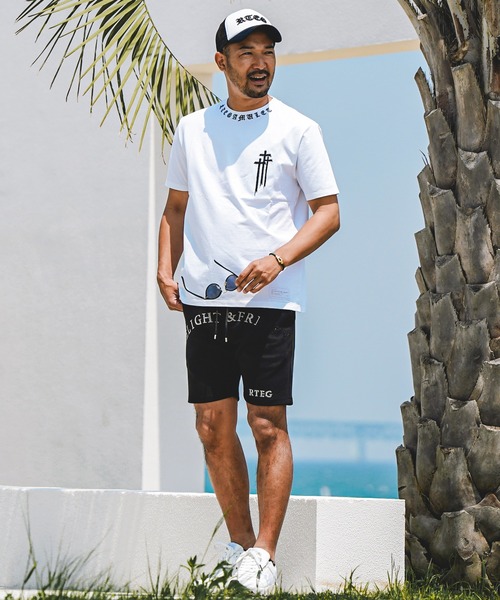 adamsJUGGLER(アダムスジャグラー)の「RTEGOEネック Cティー(Tシャツ/カットソー・メンズ・ブラック/オレンジ/ホワイト・S/M/L/XL/XXL)」の10枚目の写真