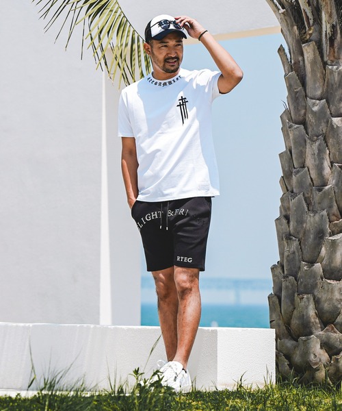 adamsJUGGLER(アダムスジャグラー)の「RTEGOEネック Cティー(Tシャツ/カットソー・メンズ・ブラック/オレンジ/ホワイト・S/M/L/XL/XXL)」の7枚目の写真
