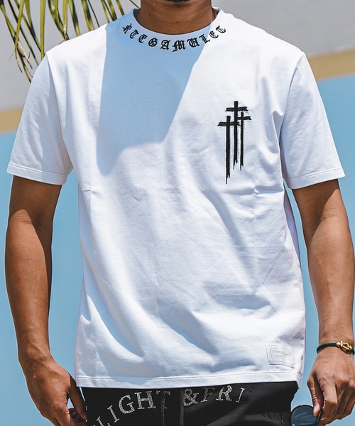 adamsJUGGLER(アダムスジャグラー)の「RTEGOEネック Cティー(Tシャツ/カットソー・メンズ・ブラック/オレンジ/ホワイト・S/M/L/XL/XXL)」の22枚目の写真