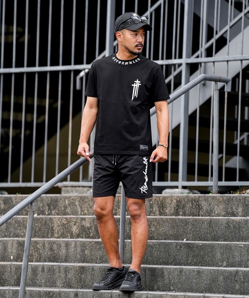 adamsJUGGLER(アダムスジャグラー)の「RTEGOEネック Cティー(Tシャツ/カットソー・メンズ・ブラック/オレンジ/ホワイト・S/M/L/XL/XXL)」の6枚目の写真