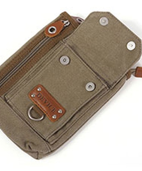 DEVICE（デバイス）の「デバイス DEVICE #DCH-30019 2way シザーケース（ボディバッグ/ウエストポーチ・メンズ・カーキ/ブラウン/ブラック・FREE）」の6枚目の写真
