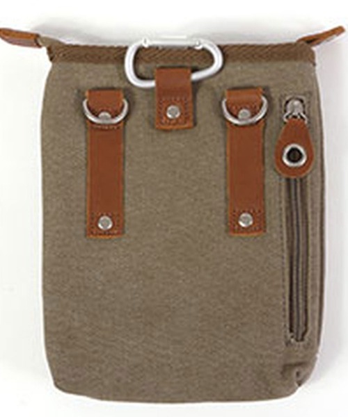 DEVICE（デバイス）の「デバイス DEVICE #DCH-30019 2way シザーケース（ボディバッグ/ウエストポーチ・メンズ・カーキ/ブラウン/ブラック・FREE）」の8枚目の写真