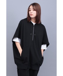 レア！美品！【Tornado Mart】ダブルジップパーカー/ レオパード柄 TORNADO MART∴ダブルZIPレイヤーロングフーディ / TORNADO MART