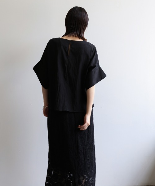 select MOCA Et（セレクトモカエト）の「【Et】Lace I-line skirt（スカート・レディース・ブラック/ベージュ・FREE）」の18枚目の写真