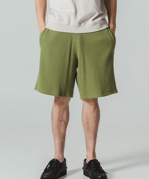 Jackman（ジャックマン）の「Waffle Shorts（その他パンツ・メンズ・ライム/アッシュブラウン/ブラック・MEDIUM/SMALL/LARGE）」の3枚目の写真