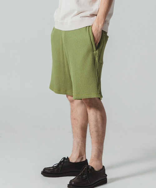 Jackman（ジャックマン）の「Waffle Shorts（その他パンツ・メンズ・ライム/アッシュブラウン/ブラック・MEDIUM/SMALL/LARGE）」の7枚目の写真
