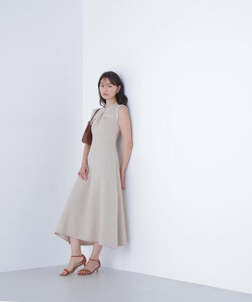 ツイードニットワンピース NATURAL BEAUTY BASIC NATURAL BEAUTY BASIC｜ツイードニットワンピース | Rakuten