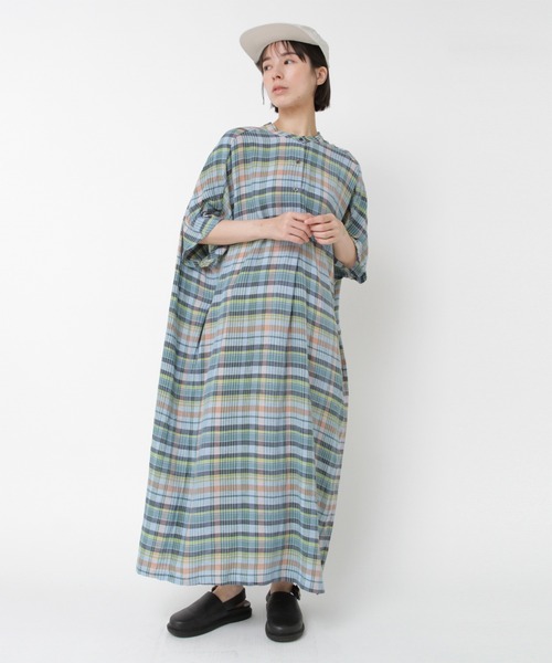RNA-N(アールエヌエーエヌ)の「D1679 マドラスチェックワンピ(ワンピース・レディース・ピンク/オレンジ/ブルー・MEDIUM/SMALL)」の18枚目の写真