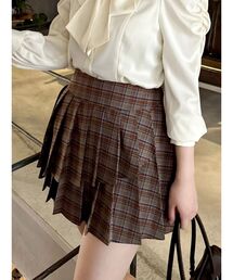 dazzlin | ベルトダブルプリーツスカート(スカート)