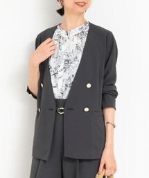 NOLLEYS新品未使用✧ノーカラーコート38 ノーカラーコート｜ジャケット/アウター｜NOLLEY'S MALL