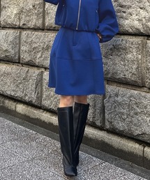 カットソー切り替えminiスカート