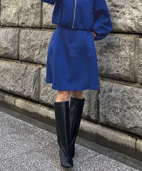 JENNE ジェンヌ　カットソー切り替えminiスカート　S セール】カットソー切り替えminiスカート（スカート）｜JENNE