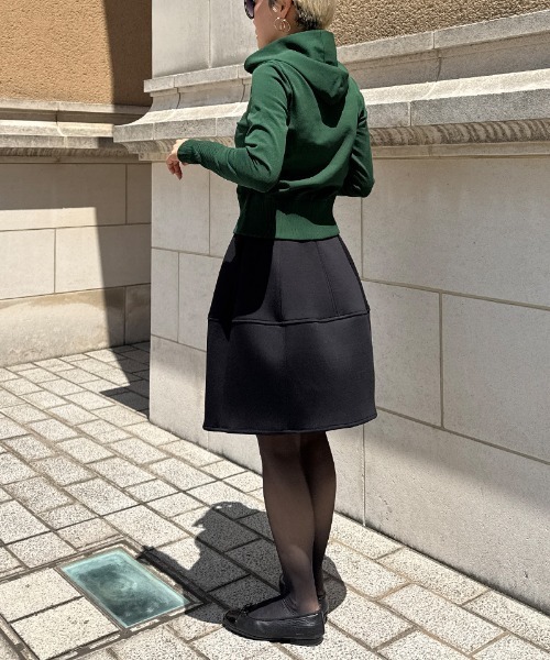 JENNE ジェンヌ　カットソー切り替えminiスカート　S カットソー切り替えminiスカート｜JENNE(ジェンヌ)公式通販：パリ