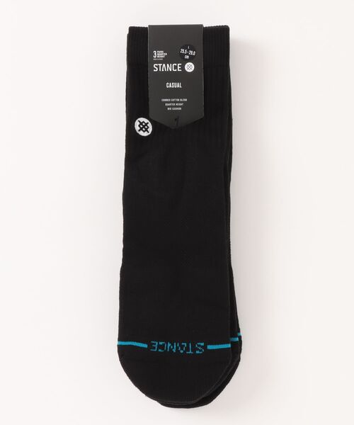 STANCE(スタンス)の「【STANCE/スタンス】クォーターソックス3足セット / ギフトにも最適! / ICON QUARTER 3 PACK(ソックス/靴下・メンズ・ホワイト/ブラック・SMALL/LARGE)」の8枚目の写真