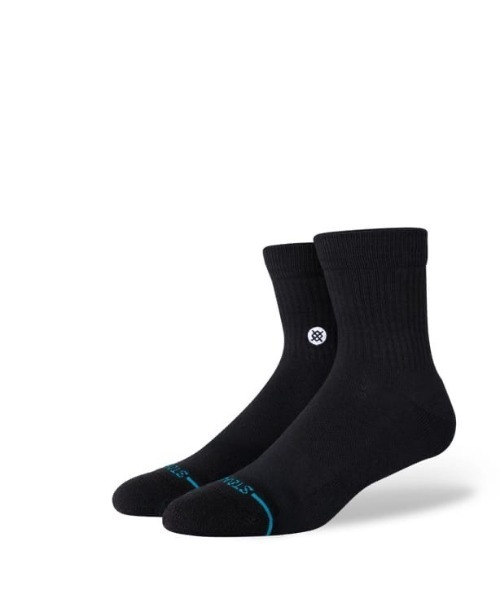 STANCE(スタンス)の「【STANCE/スタンス】クォーターソックス3足セット / ギフトにも最適! / ICON QUARTER 3 PACK(ソックス/靴下・メンズ・ホワイト/ブラック・SMALL/LARGE)」の3枚目の写真