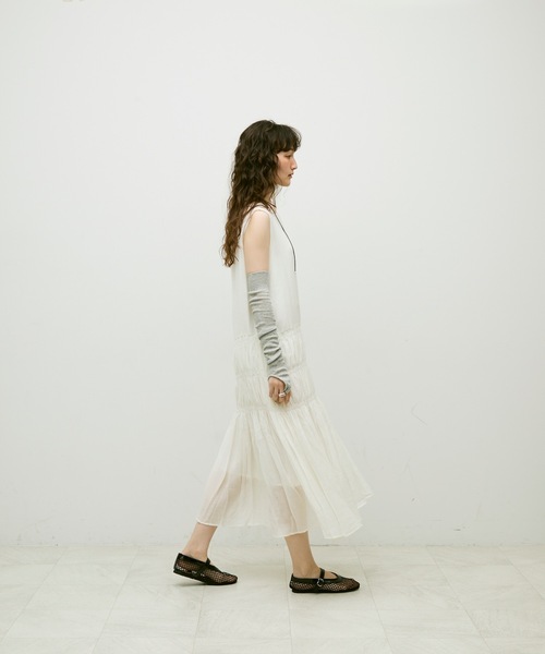 ワンピース RHC Gather Tiered Dress セール】Gathered-line dress / ギャザーラインドレス