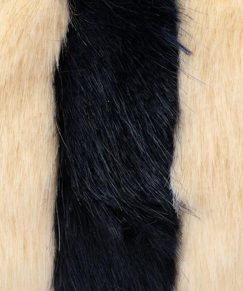 BEAUTY&YOUTH UNITED ARROWS(ビューティーアンドユースユナイテッドアローズ)の「BY Chic Choc ラインフェイクファークラッチ◆(クラッチバッグ・レディース・ベージュ/ダークグリーン・フリー)」の6枚目の写真