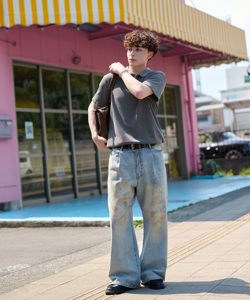 kutir（クティール）の「DRAWCORD THERMAL POLO SHIRT／ドローコードサーマルポロシャツ（ポロシャツ・メンズ・ネイビー/ブラック/杢グレー/グレー・MEDIUM/LARGE）」の16枚目の写真