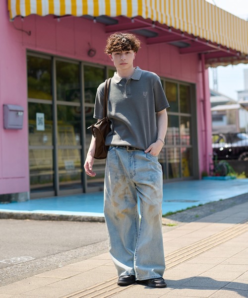 kutir（クティール）の「DRAWCORD THERMAL POLO SHIRT／ドローコードサーマルポロシャツ（ポロシャツ・メンズ・ネイビー/ブラック/杢グレー/グレー・MEDIUM/LARGE）」の17枚目の写真