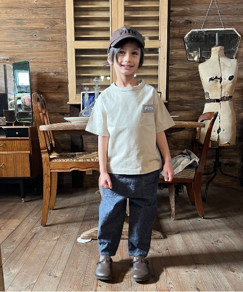 FITH（フィス）の「High Gauge Patch Tee（Tシャツ/カットソー・キッズ・ベージュ・130/140）」の4枚目の写真