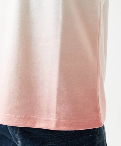 MK MICHEL KLEIN HOMME （エムケーミッシェルクランオム）の「グラデーションカットソー（Tシャツ/カットソー・メンズ・ネイビー/ピンク/ブルー・46/48/51）」の9枚目の写真