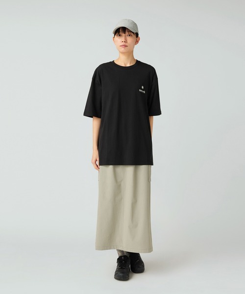 Snow Peak（スノーピーク）の「Snow Peak / Soft Cotton Relaxed Logo T-Shirt ソフトコットン リラックスロゴTシャツ（Tシャツ/カットソー・メンズ・ホワイト/ブラック/オレンジ・1/S/M/L/XL/XXL）」の5枚目の写真