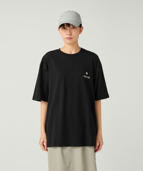 Snow Peak（スノーピーク）の「Snow Peak / Soft Cotton Relaxed Logo T-Shirt ソフトコットン リラックスロゴTシャツ（Tシャツ/カットソー・メンズ・ホワイト/ブラック/オレンジ・1/S/M/L/XL/XXL）」の6枚目の写真
