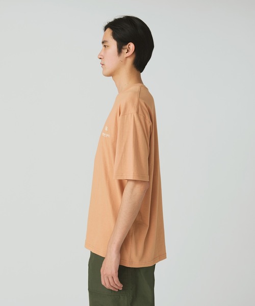 Snow Peak（スノーピーク）の「Snow Peak / Soft Cotton Relaxed Logo T-Shirt ソフトコットン リラックスロゴTシャツ（Tシャツ/カットソー・メンズ・ホワイト/ブラック/オレンジ・1/S/M/L/XL/XXL）」の10枚目の写真