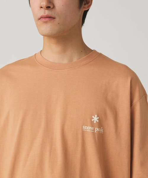 Snow Peak（スノーピーク）の「Snow Peak / Soft Cotton Relaxed Logo T-Shirt ソフトコットン リラックスロゴTシャツ（Tシャツ/カットソー・メンズ・ホワイト/ブラック/オレンジ・1/S/M/L/XL/XXL）」の12枚目の写真