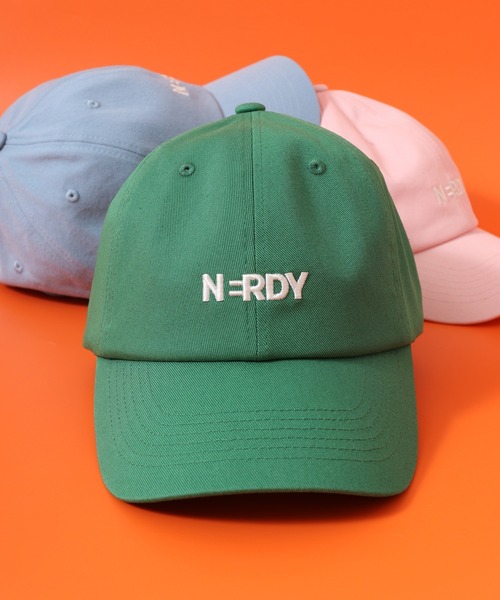 ★NERDYノルディ★BIG BLANK LOGO BALL CAP★ロゴボールキャップ NERDY（ノルディ） BIG BLENK LOGO BALL CAP【SALE/セール
