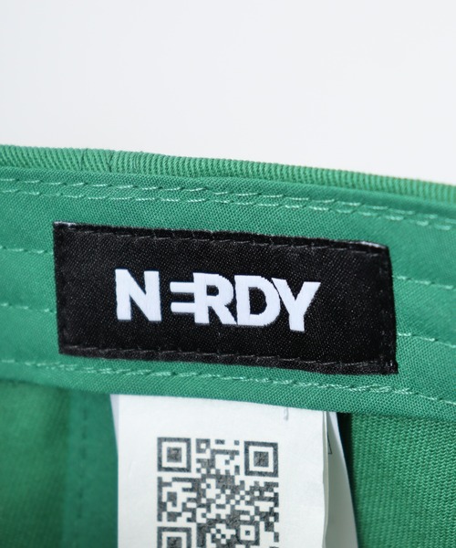 NERDY(ノルディ)の「スモールブレンクロゴボールキャップ(キャップ・レディース・ブルー/ブルー系/レッド/ピンク/ピンク系/ホワイト/グリーン/ネイビー・FREE)」の9枚目の写真