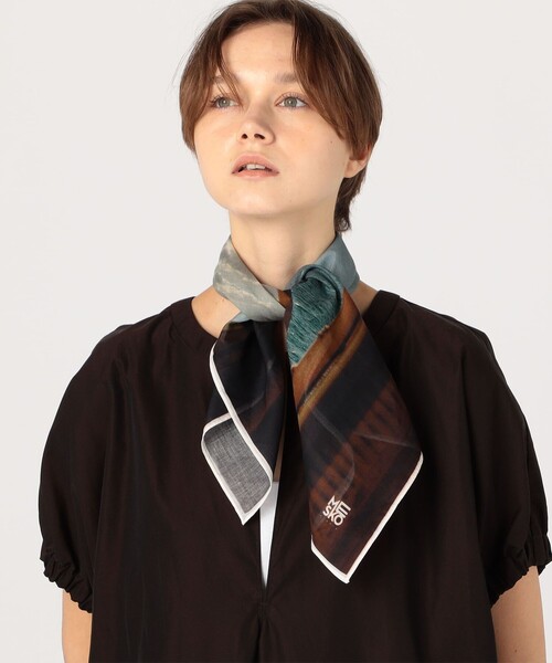 TOMORROWLAND （トゥモローランド）の「MESKO STUDIO Marseille プリントスカーフ（バンダナ/スカーフ・レディース・ブルー系その他・FREE）」の2枚目の写真