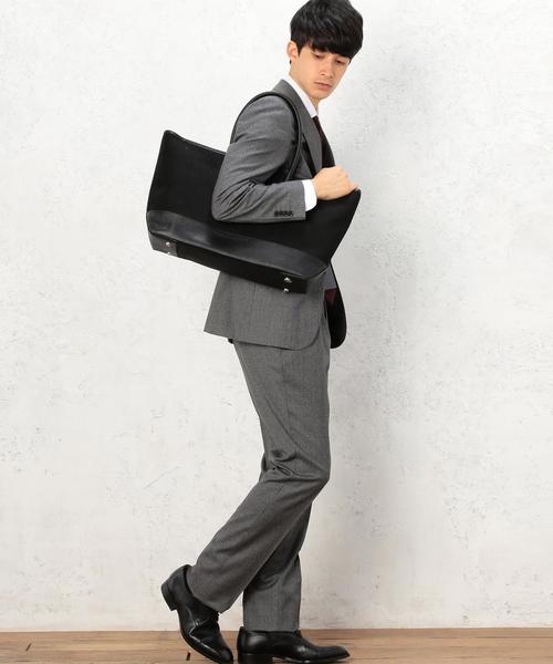 green label relaxing（グリーンレーベルリラクシング）の「AP ULTRA/S トートバッグ◆（トートバッグ・メンズ・ブラック/ダークブラウン・フリー）」の3枚目の写真