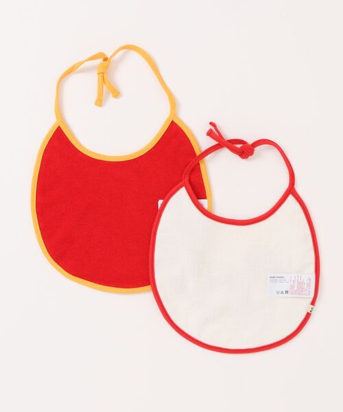 BOBO CHOSES（ボボショーズ）の「Rocking Horse bib set（スタイ/よだれかけ・キッズ・レッド・ONE SIZE）」の6枚目の写真