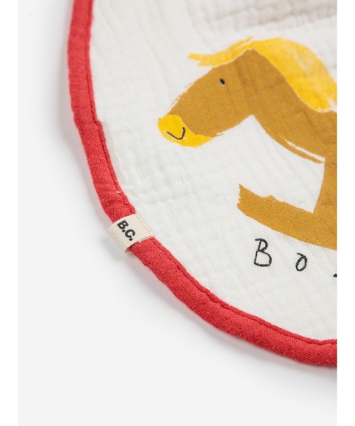 BOBO CHOSES（ボボショーズ）の「Rocking Horse bib set（スタイ/よだれかけ・キッズ・レッド・ONE SIZE）」の4枚目の写真