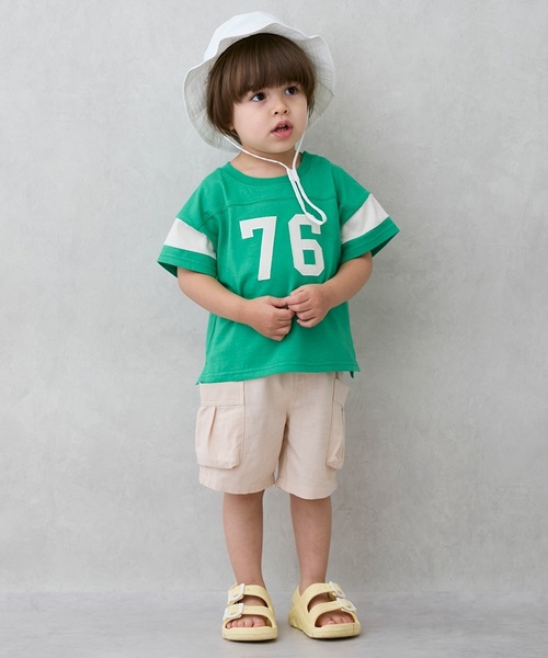 petit main（プティマイン）の「【透湿撥水】アドベンチャーハット（ハット・キッズ・ブルー/カラフル・54cm/50cm）」の5枚目の写真