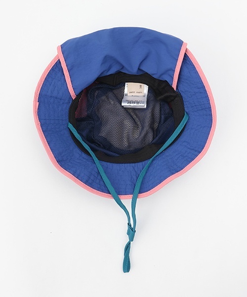 petit main（プティマイン）の「【透湿撥水】アドベンチャーハット（ハット・キッズ・ブルー/カラフル・54cm/50cm）」の12枚目の写真
