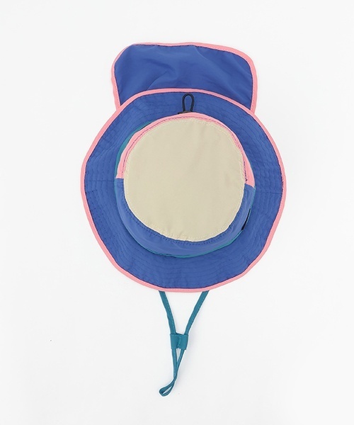 petit main（プティマイン）の「【透湿撥水】アドベンチャーハット（ハット・キッズ・ブルー/カラフル・54cm/50cm）」の15枚目の写真
