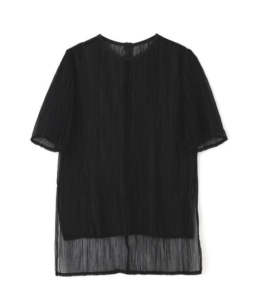 ADORE（アドーア）の「シアーランダムプリーツブラウス（シャツ/ブラウス・レディース・ベージュ/ブラック・38）」の11枚目の写真