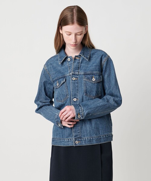 Steven Alan＞コットン デニム ブルゾン（デニムジャケット）｜Steven