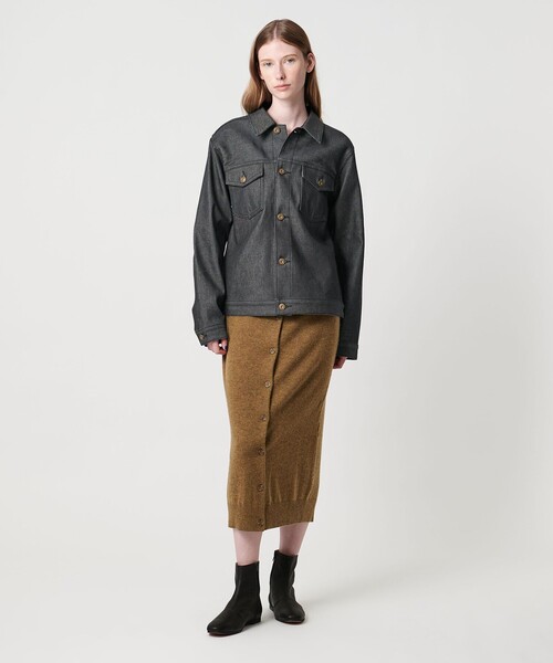 セール】＜Steven Alan＞コットン デニム ブルゾン（デニムジャケット